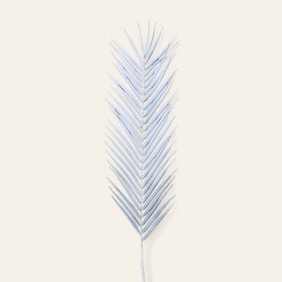 Artificial Phoenix palm leaf stick, lifelike plastic palm leaf, synthetic tropical decor, maintenance-free palm leaf, green leaf decoration
