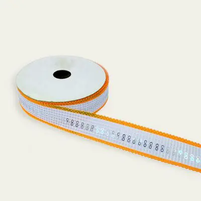 Colored jute ribbon with sequins 1 inch jute ribbon roll Decorative jute ribbon for crafts Eco-friendly ribbon with sequins Jute ribbon 10 meters