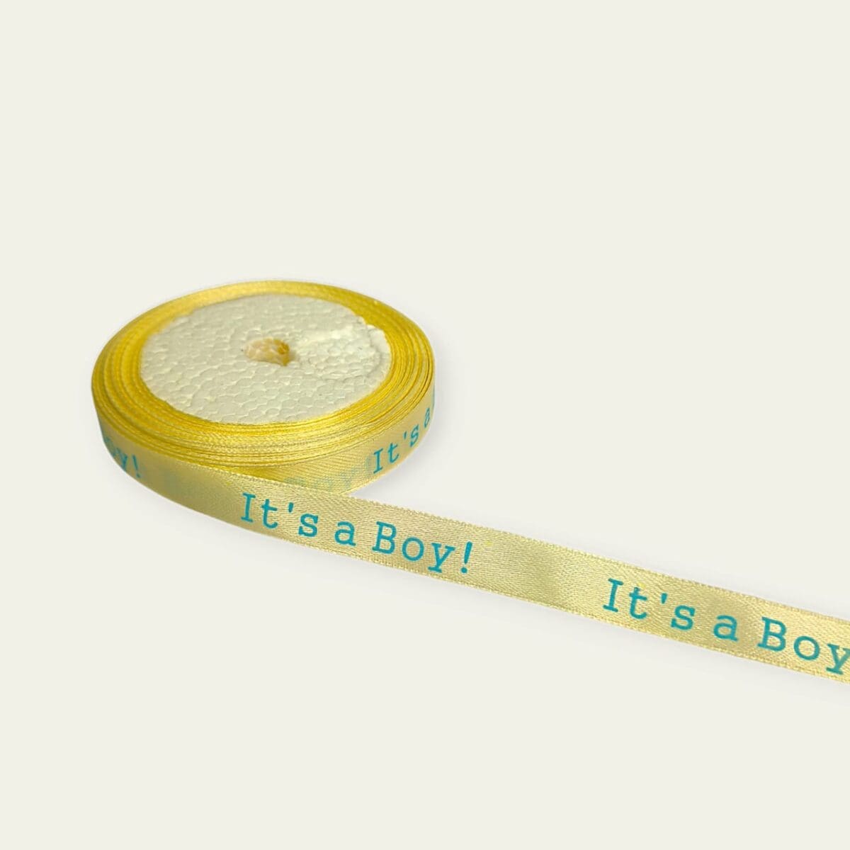 "It's a Boy" satin ribbon "It's a Girl" satin ribbon 1/2 inch baby shower ribbon Baby shower decoration ribbon 25-yard satin ribbon