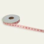 Grosgrain ribbon with baby prints, 1/2 inch baby ribbon, baby shower decorative ribbon, 25-yard grosgrain ribbon, baby-themed ribbon