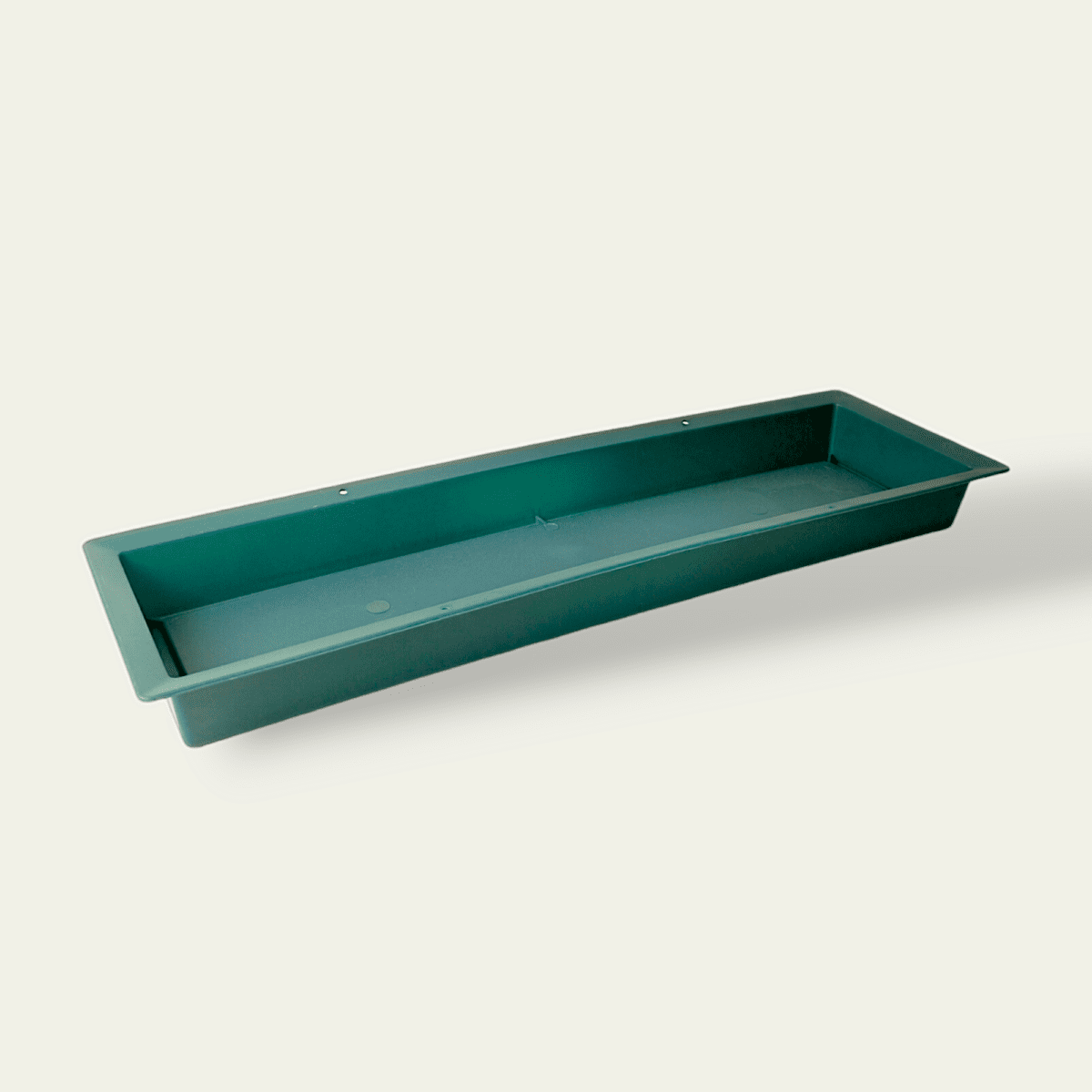 Rectangle green plastic tray, 50x15 cm tray, green decorative tray, plastic serving tray, multipurpose green tray