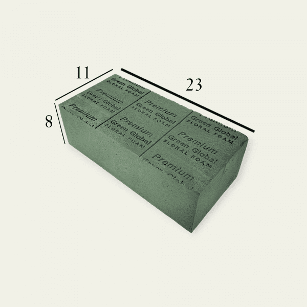 Premium Quality Green Global Floral Foam - 20 Pieces per Box | Flower Arrangement Foam - Image 2