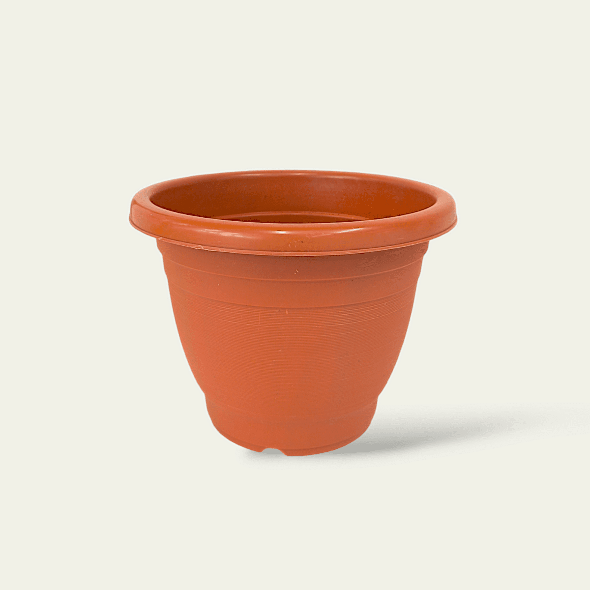 Round plastic planter pot, durable plant pot 25x20 cm, decorative garden pot, indoor plant pot, outdoor planter