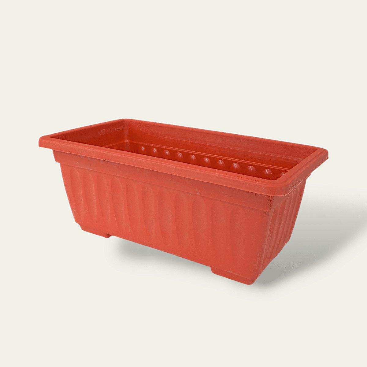 Rectangular plastic planter pot, compact planter pot 34x19x13, garden planter, small herb pot, indoor outdoor planter