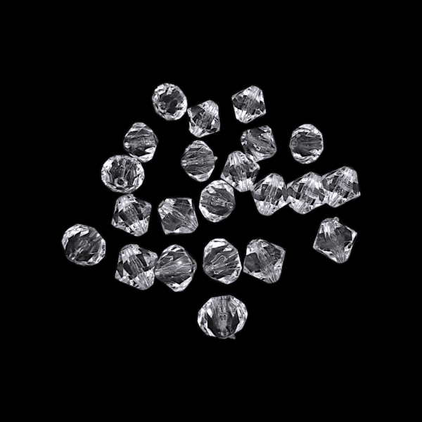 diamond-shaped crystal beads, decorative beads with double holes, 2 cm crystal beads, DIY diamond beads, craft crystal beads