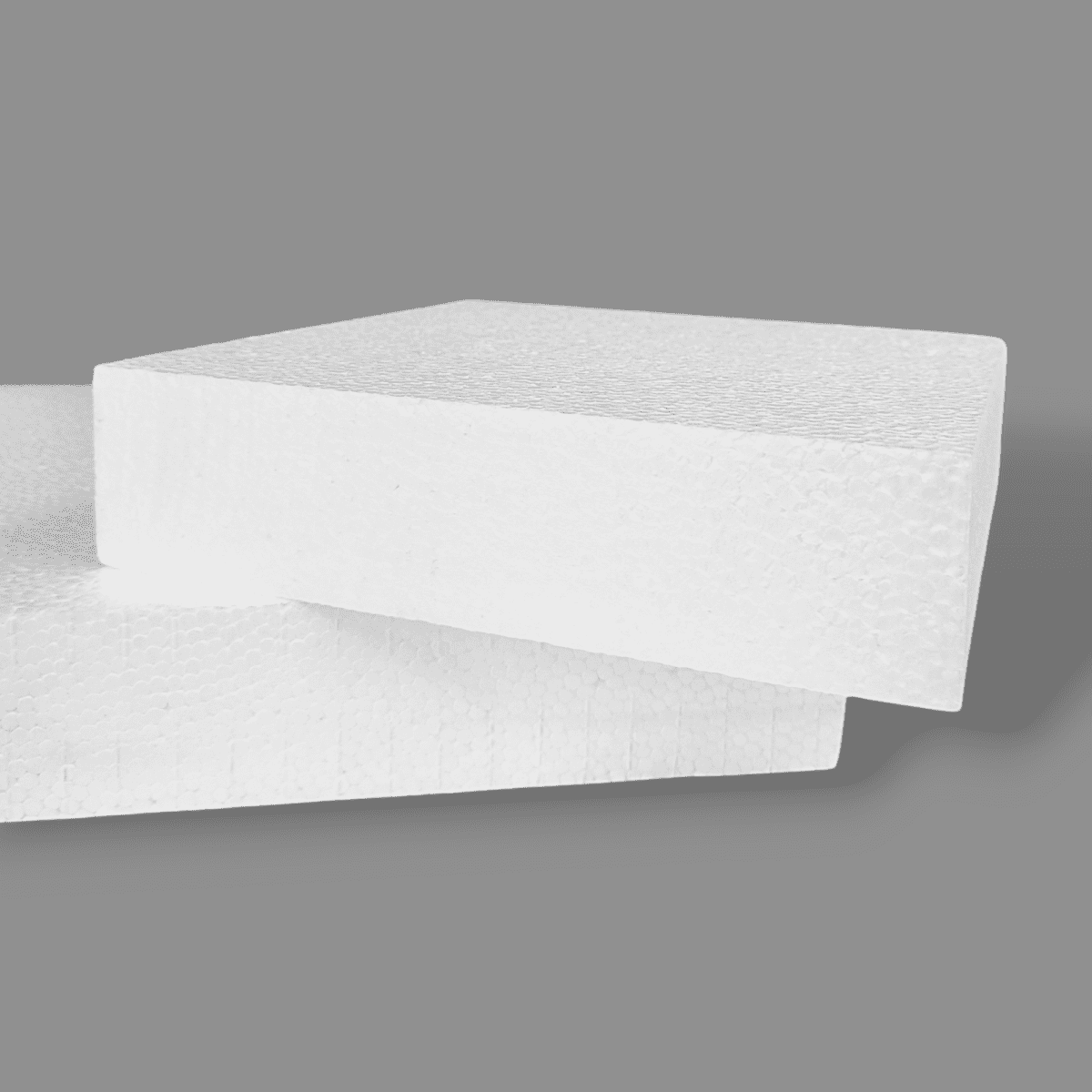 Foam Square White 25cm, Square Foam for Crafts, White Foam Block, DIY Foam Square