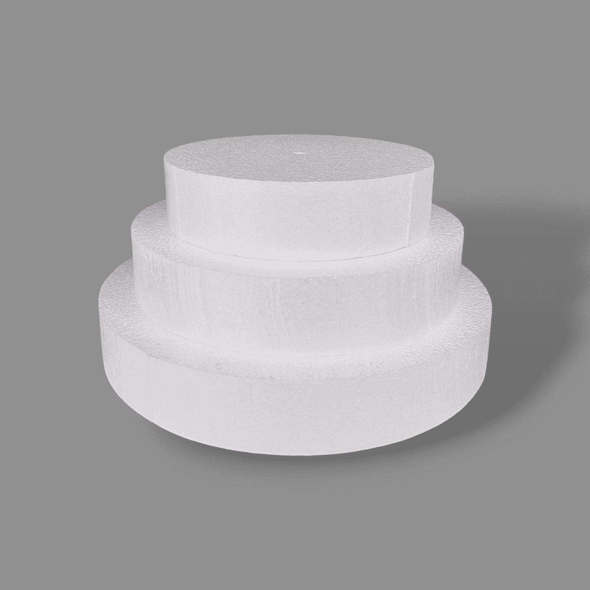 Foam 3 Layer Cake Dummy White, cake dummy 3 layers, white foam cake dummy, cake decorating foam dummy, reusable cake dummy, cake display dummy