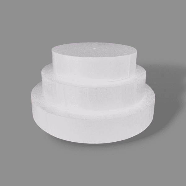 Foam 3 Layer Cake Dummy White, cake dummy 3 layers, white foam cake dummy, cake decorating foam dummy, reusable cake dummy, cake display dummy