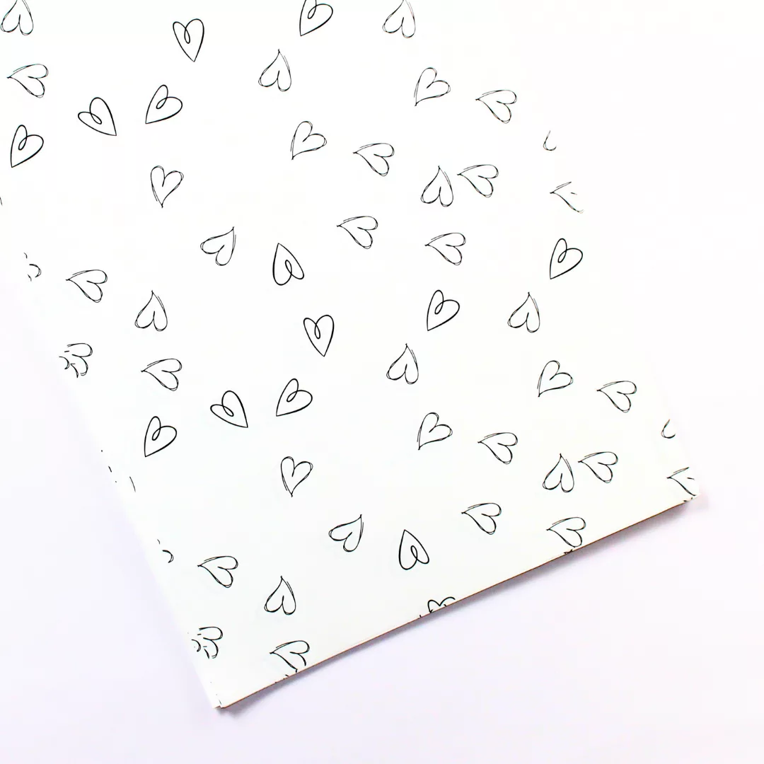 41 printed hearts plastic wrapping paper, heart print bouquet wrap, floral wrapping paper hearts, waterproof wrapping paper hearts, romantic flower wrapping paper