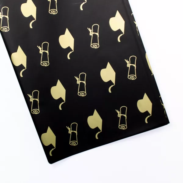 51 graduation cap printed wrapping paper, graduation bouquet wrap, plastic graduation floral wrap, waterproof graduation wrapping sheet, printed graduation cap gift wrap