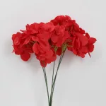 artificial hydrangea flowers, silk hydrangea stem, realistic hydrangea bouquet, artificial hydrangea décor, decorative hydrangea flower bunch