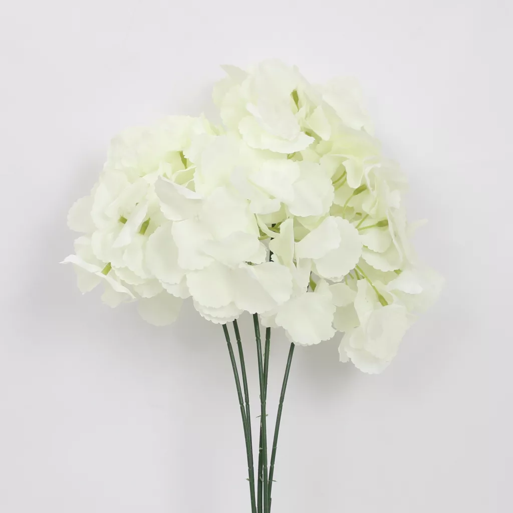 artificial hydrangea flowers, silk hydrangea stem, realistic hydrangea bouquet, artificial hydrangea décor, decorative hydrangea flower bunch