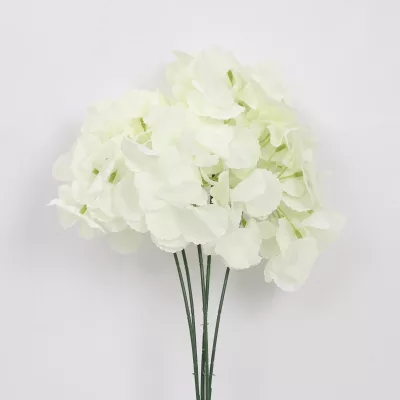 artificial hydrangea flowers, silk hydrangea stem, realistic hydrangea bouquet, artificial hydrangea décor, decorative hydrangea flower bunch