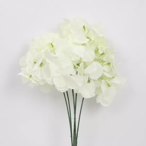 artificial hydrangea flowers, silk hydrangea stem, realistic hydrangea bouquet, artificial hydrangea décor, decorative hydrangea flower bunch