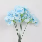 artificial hydrangea flowers, silk hydrangea stem, realistic hydrangea bouquet, artificial hydrangea décor, decorative hydrangea flower bunch