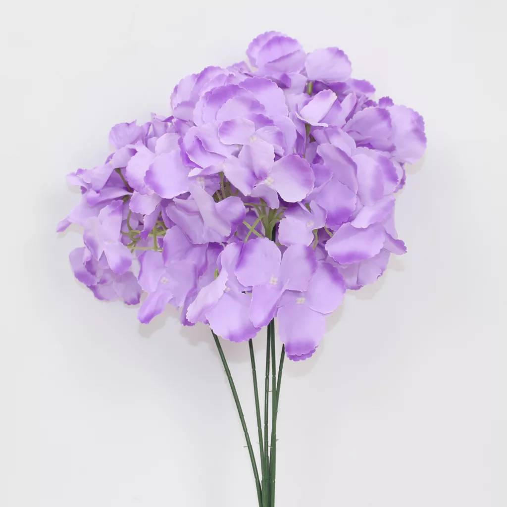 artificial hydrangea flowers, silk hydrangea stem, realistic hydrangea bouquet, artificial hydrangea décor, decorative hydrangea flower bunch