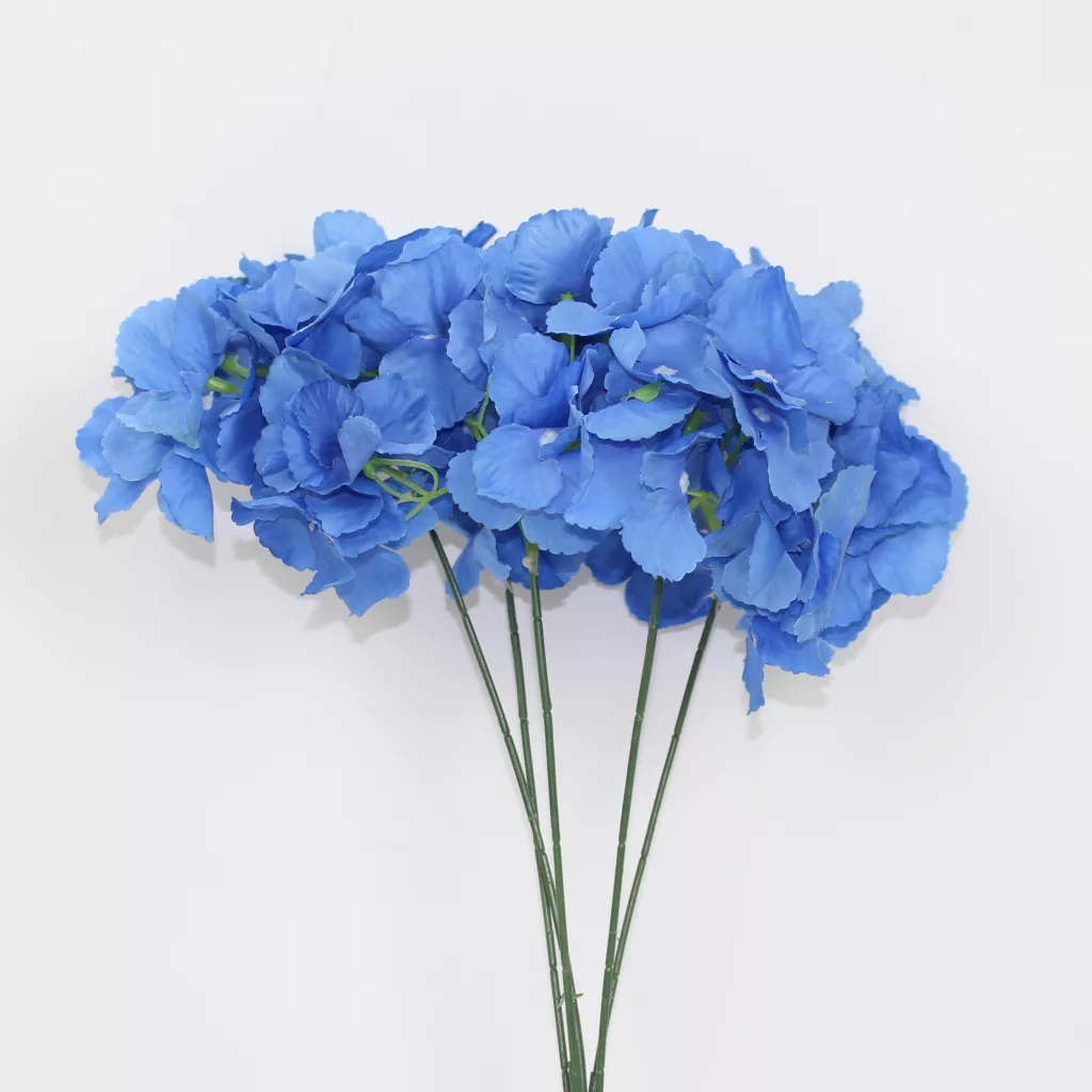 artificial hydrangea flowers, silk hydrangea stem, realistic hydrangea bouquet, artificial hydrangea décor, decorative hydrangea flower bunch
