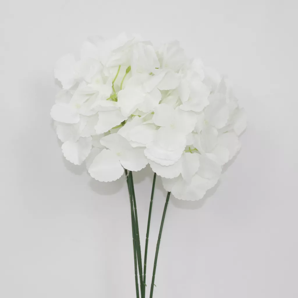 artificial hydrangea flowers, silk hydrangea stem, realistic hydrangea bouquet, artificial hydrangea décor, decorative hydrangea flower bunch