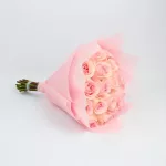 Pure Blush Petals arrangement, artificial blush flower décor, romantic blush petals flowers, elegant floral home décor